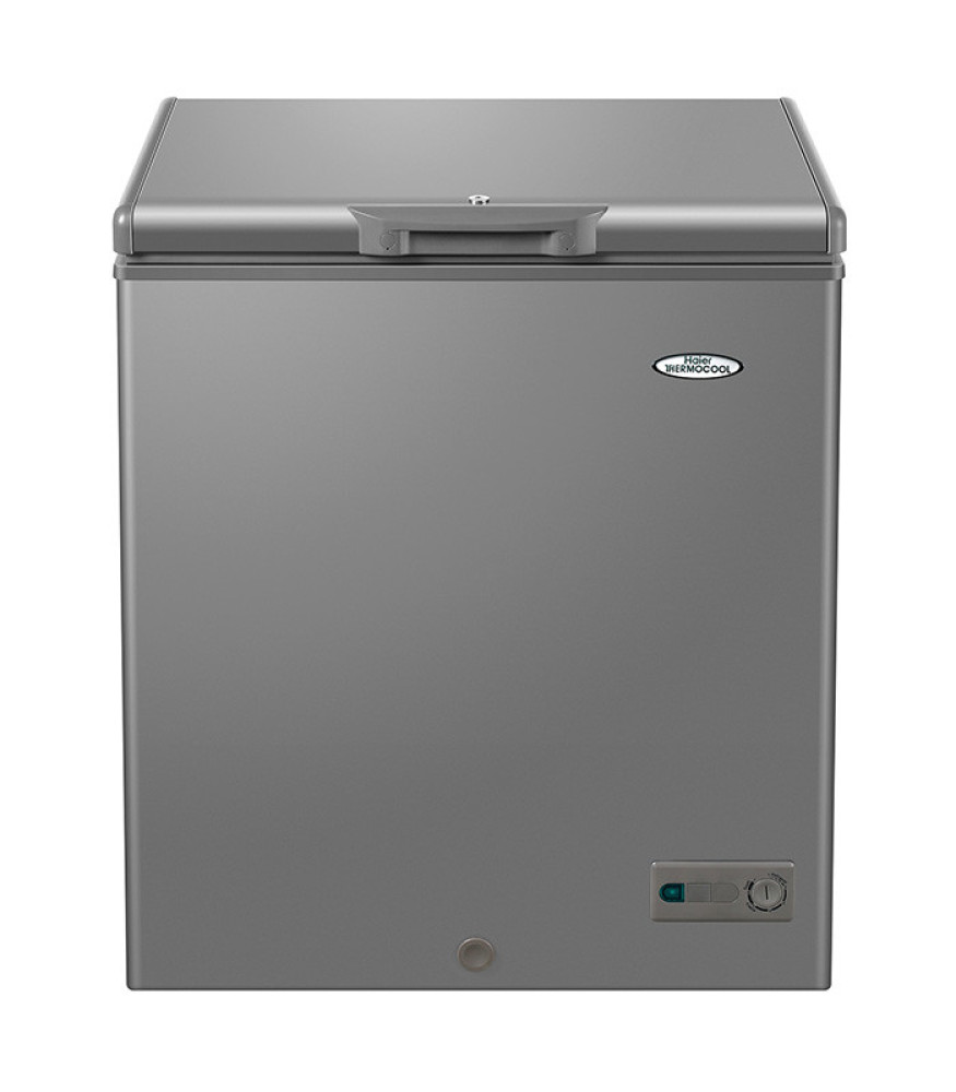 Haier 150L Chest Freezer HTF-150HAS - Energy Saving, 100 Hours Power Backup, Fast Freeze - Silver