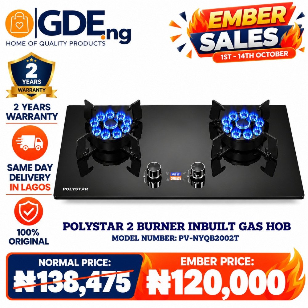 POLYSTAR 2 GAS DIGITAL HUB BURNER||PV-NYQB2002T